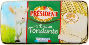 Сир La Brique Fondante з козиного молока 45% 150г коробка President
