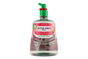 Флакон змінний до автоматичного освіжувача повітря Цвіт вишні та свіжість малини Active fresh Air Wick 228мл