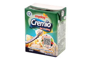 Замінник вершків на рослинній основі 25% 0,2л т/брік Cremio