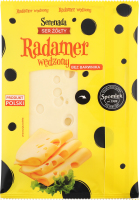 Сир нарізка твердий копчений Radamer Serenada м/у 135г