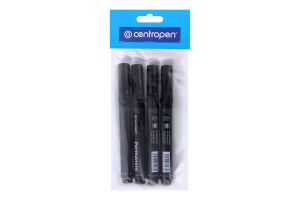 CENTROPEN МАРК PERMANEN 8576 4ШТ ЧОРНИЙ