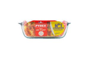 Форма скляна квадратна 1л 20x17х6см №211В100/7940 Air fryer Pyrex 1шт
