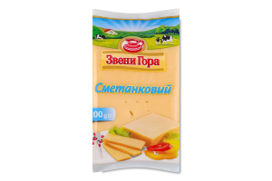 Сыр 50% твердый Сметанковый Звени Гора м/у 200г