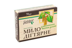 Мыло туалетное Дегтярное Golden pharm 70г