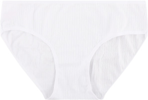 Труси-сліпи жіночі білі 95%бавовна 5%еластан р.XL/2ХL/3XL 55200-1 Домінант