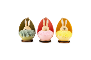 Декор підвісний у формі кролика KPMN