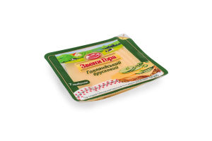 Сыр 45% твердый нарезка Голландский брусковый Звени Гора лоток 150г