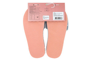 Тапочки открытые домашние женские Twins №5607 40 серый