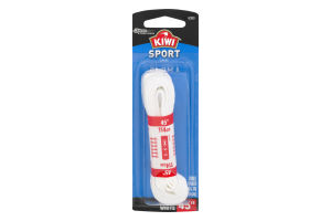 Kiwi 45'' Sport Laces Flat White - 1 CT