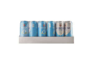 Пиво 500мл 0.5% безалкогольне світле фільтроване пастеризоване Фірмове Перша приватна броварня з/б