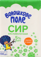Сир кисломолочний 5% 200г еколін Волошкове поле