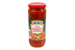 Соус для спагетти пастеризованный Болоньезе Heinz c/б 480г