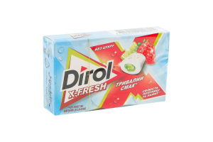 Резинка жевательная без сахара с подсластителями Свежесть клубники и лайма X-Fresh Dirol к/у 19.5г