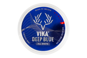 Порції нікотиновмісні з підсолоджувачами Vika Deep blue Siberian mint 20шт