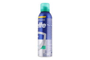 Піна для гоління Aloe vera Sensitive skin Gillette 250мл