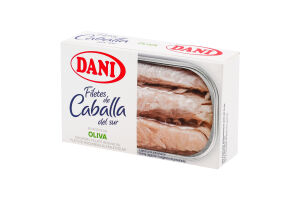 Філе скумбрії DANI 125г в оливковій олії з/б И383(Іспанія)