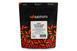 Чай зеленый Тропический Gemini д/п 70г