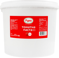 Паста томатная 25% пастеризованная Руна ведро 5.7кг