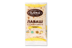 Лаваш Вірменський з цільнозерновим борошном 200г Ilona
