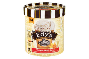 Edy's Slow Churned Light Ice Cream Vermont Maple Syrup