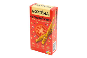 Снек овощной Томат с чесноком Rootera к/у 100г