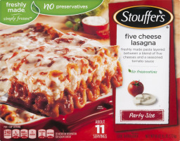 Stouffer's Five Cheese Lasagna Party Size