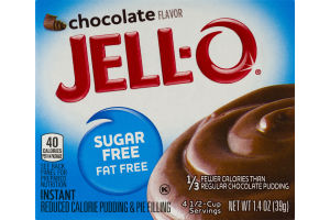 Jell-O Instant Pudding & Pie Filling Sugar Free Chocolate