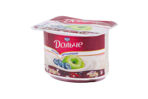 Йогурт 3.2% двухслойный Черника-яблоко Дольче ст 115г