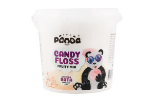 Вата солодка Фруктовий мікс 30г відро Панда
