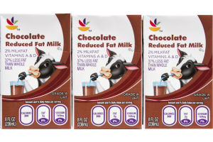Ahold Chocolate Reduced Fat Milk - 3 CT