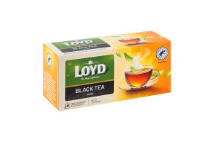 Чай черный байховый мелкий Classic Loyd к/у 20х2г