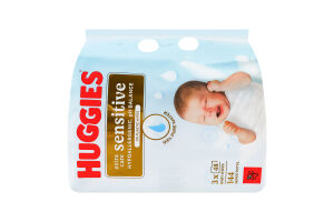 Салфетки влажные детские Sensitive Extra care Huggies 3х48шт