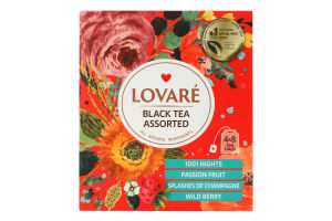Чай черный Ассорти Lovare к/у 32х2г