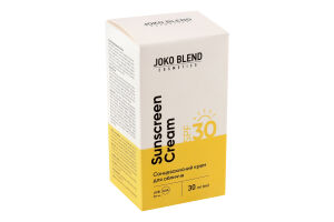 Крем д/обличчя сонцезахисний SPF30 30мл Joko Blend