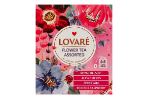 Чай квітковий Асорті Lovare к/у 32х1.5г
