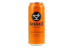 Напій слабоалкогольний 500мл 7% сильногазований Sexx на пляжі Cocktails Shake з/б