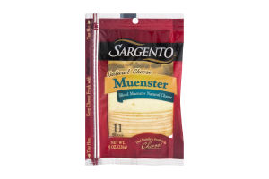 Sargento Natural Muenster Cheese Slices - 11 CT