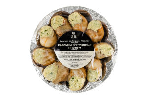 Улитки замороженные большие в раковинах Бургундские Премиум Mon Gout лоток 200г