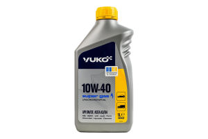 Олива моторна напівсинтетична 10W-40 Super gas Vuko 1л
