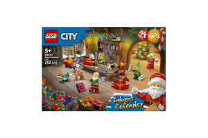 Конструктор для детей от 5лет №60510 Advent calendar 2026 City Lego 252эл