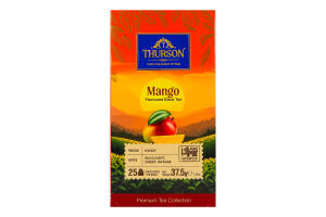 Чай чорний Thurson Mango з ароматом манго