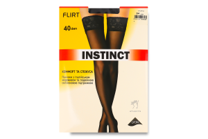 Панчохи жіночі Instinct Flirt 40den 3/4 nero