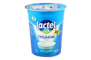 Йогурт 7% вершковий Грецький стиль Lactel ст 500г