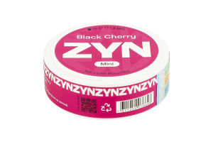 Подушечки никотиносодержащие 3мг ZYN Mini Black cherry 15х0.4г