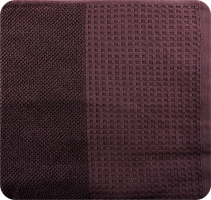 Рушник темно-коричневий махровий з вафельним бордюром 70*140см 450г/м2 ГМ Текстайл