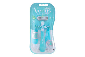 Станок для бритья женский одноразовый Sensitive Venus Gillette 3шт