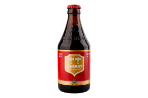 Пиво 0.33л 7.0% красное нефильтрованное Chimay Peres Trappistes бут