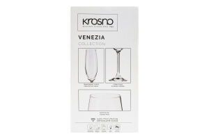 Набір келихів д/шампан Krosno Venezia 6*200мл