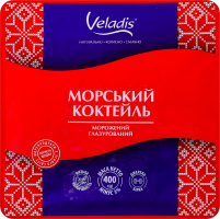 Коктейль морской мороженый глазированный Veladis лоток 400г