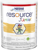 Суміш суха для дітей 1-10років повноцінна збалансована з ароматом ванілі Junior Resource з/б 400г